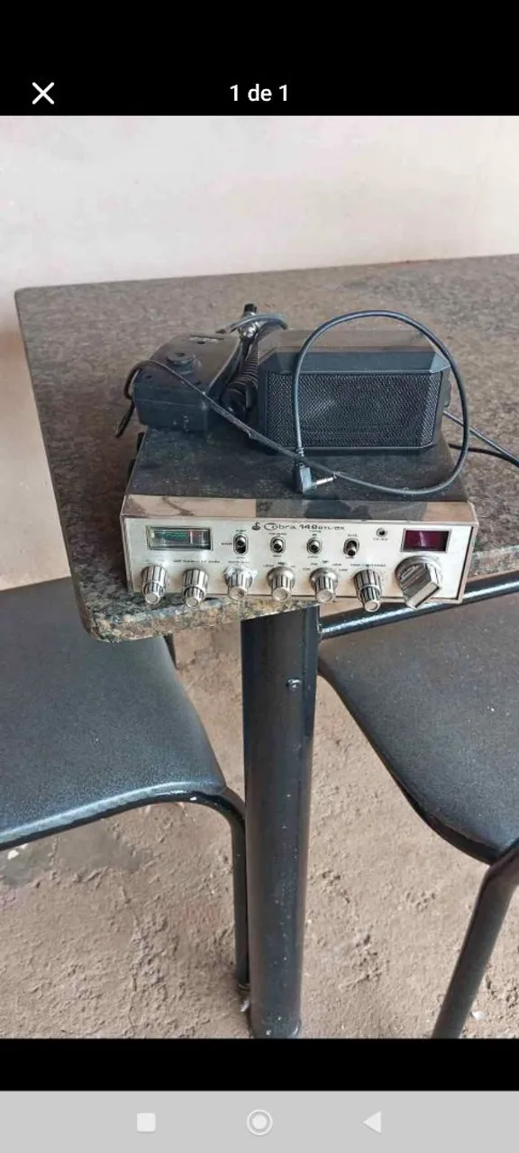 Rádio px Cobra 148 GTL DX 120 canais originais mais caixinha externa 