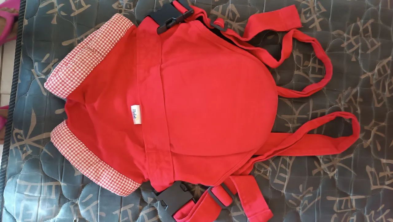 Canguru de Bebê Vermelho - Foto 2
