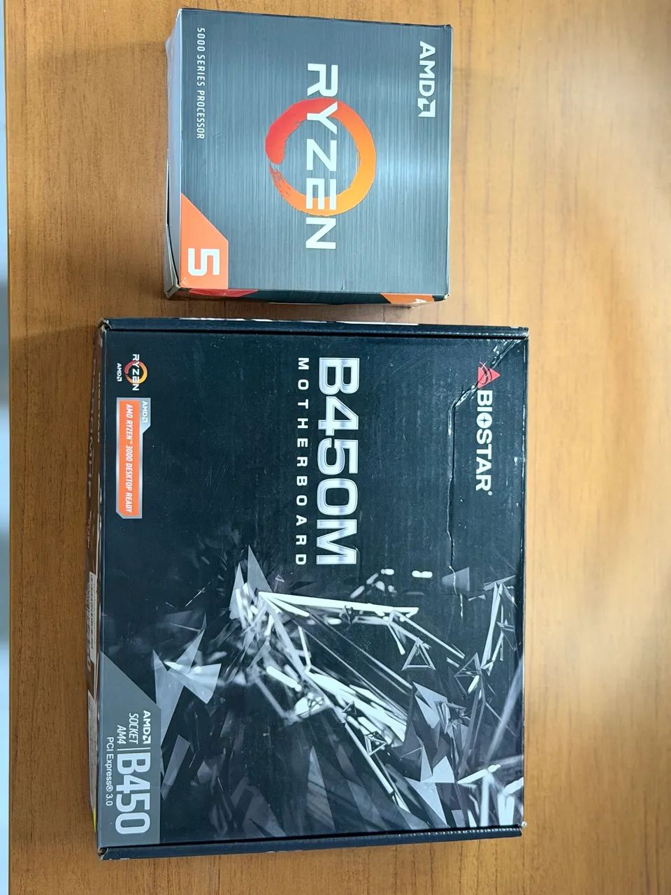 PLACA MÃE B450M + RYZEN 5 5600