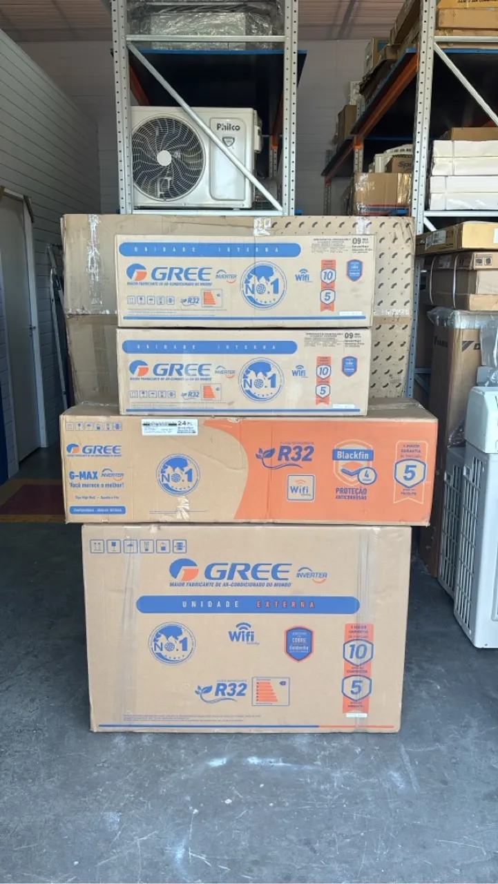 Ar Condicionado Gree Inverter Trisplit quente e frio