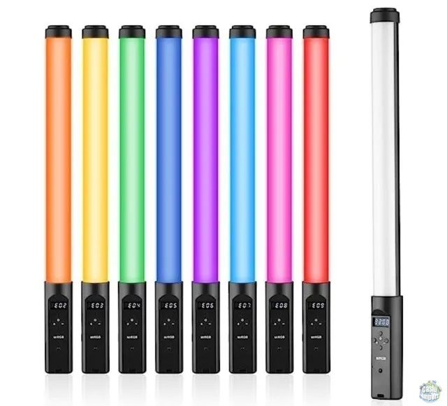 Bastão de Led Rgb com controle remoto - Foto 4