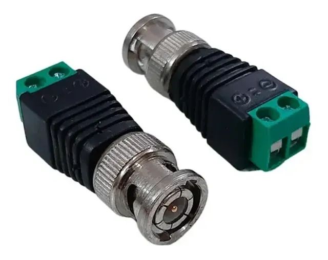 Conector Bnc Macho Borne Parafuso P/  Camera De Cftv    unidade 