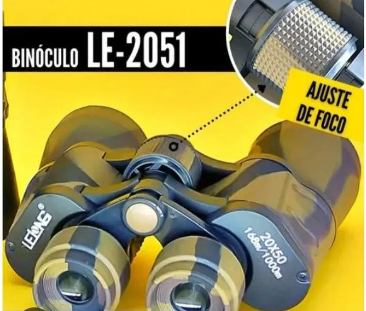 Binóculo LE-2051 20x50 para Aventura e Observação
