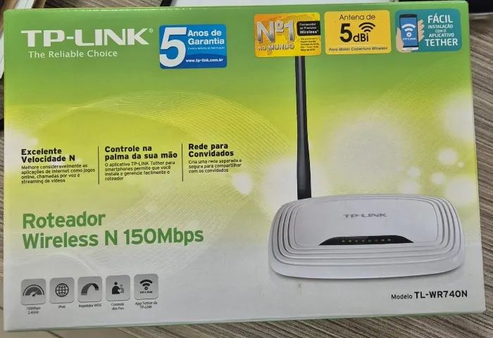 ROTEADOR WIRELESS N 150 Mbps Modelo TL-WR740N