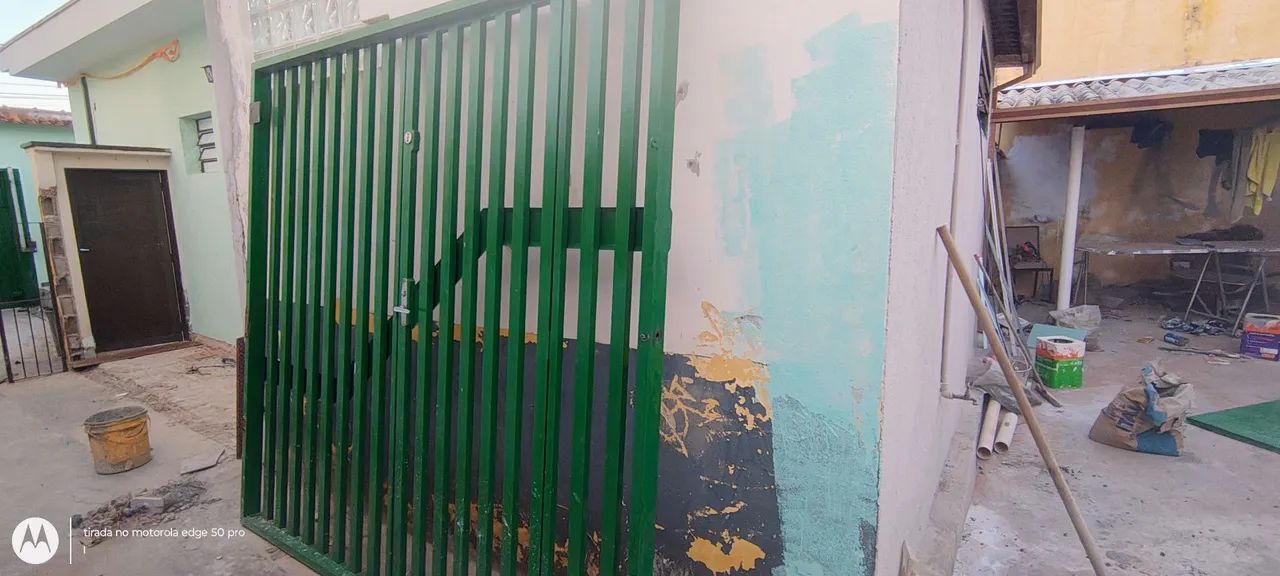Portão de aço verde - Foto 2