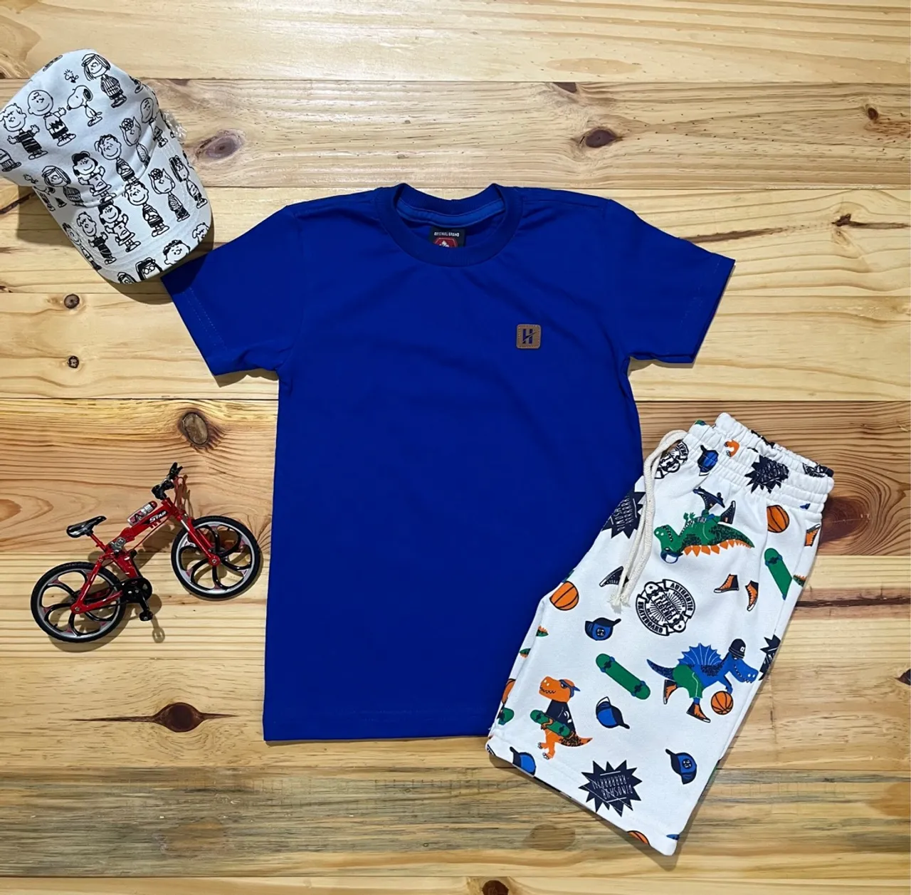 Conjunto Infantil - Camiseta e Short - Menino