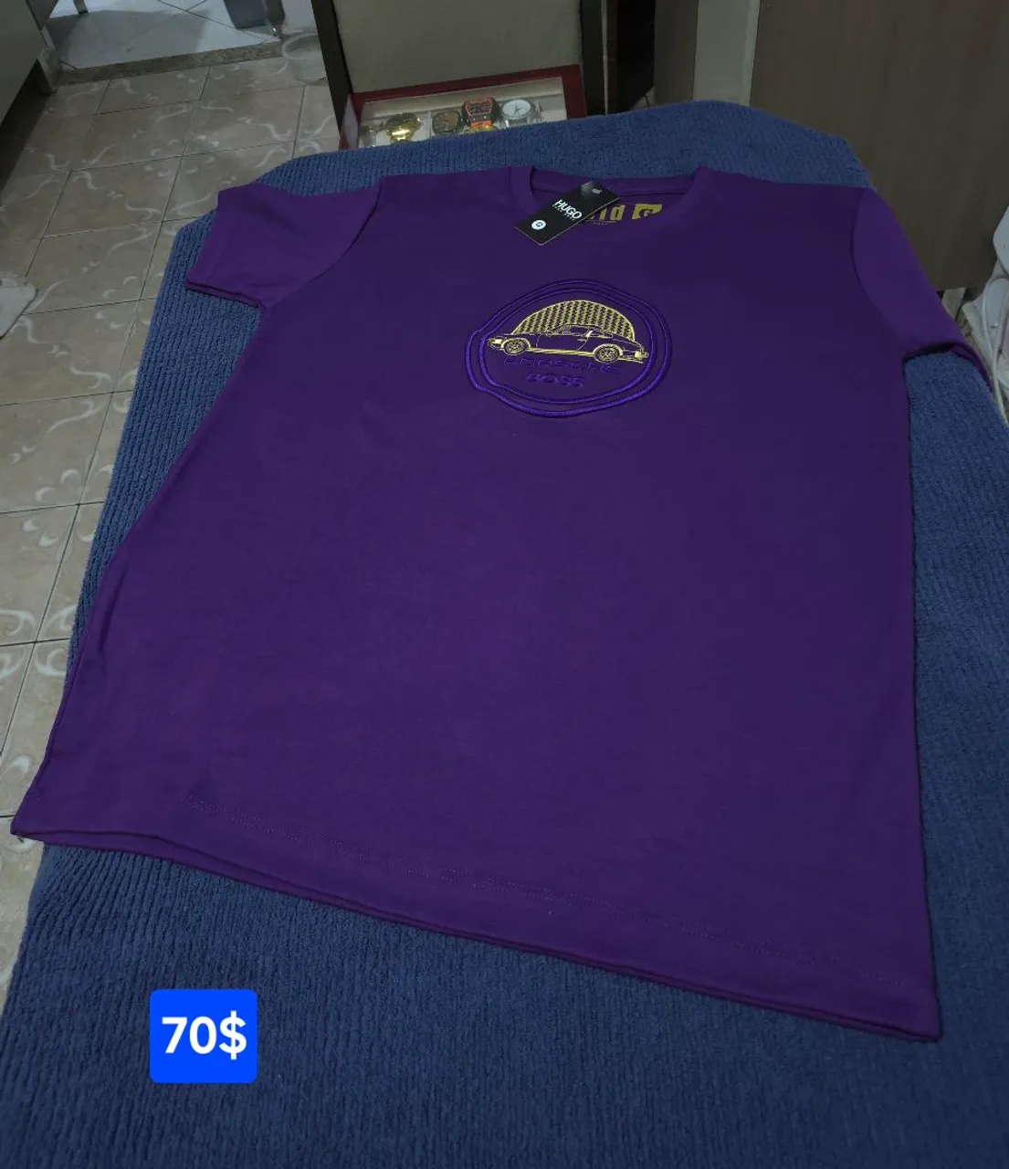 Camisa Grife peruana elastano da Hugo Boss G