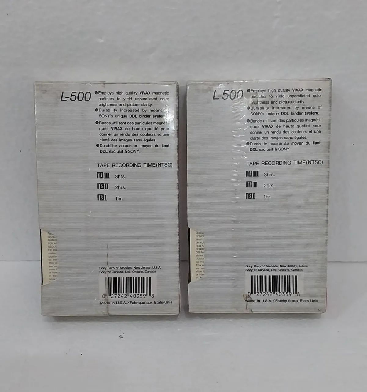 FITAS VHS L 500 BETA LACRADAS - Foto 2