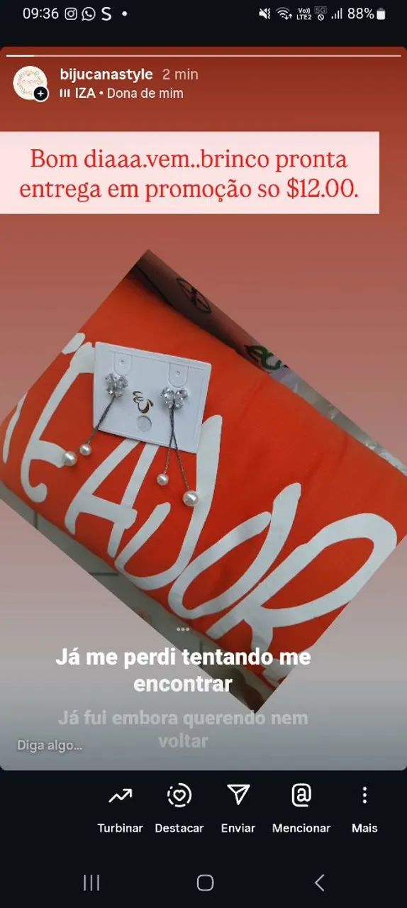 Brincos em promoção 
