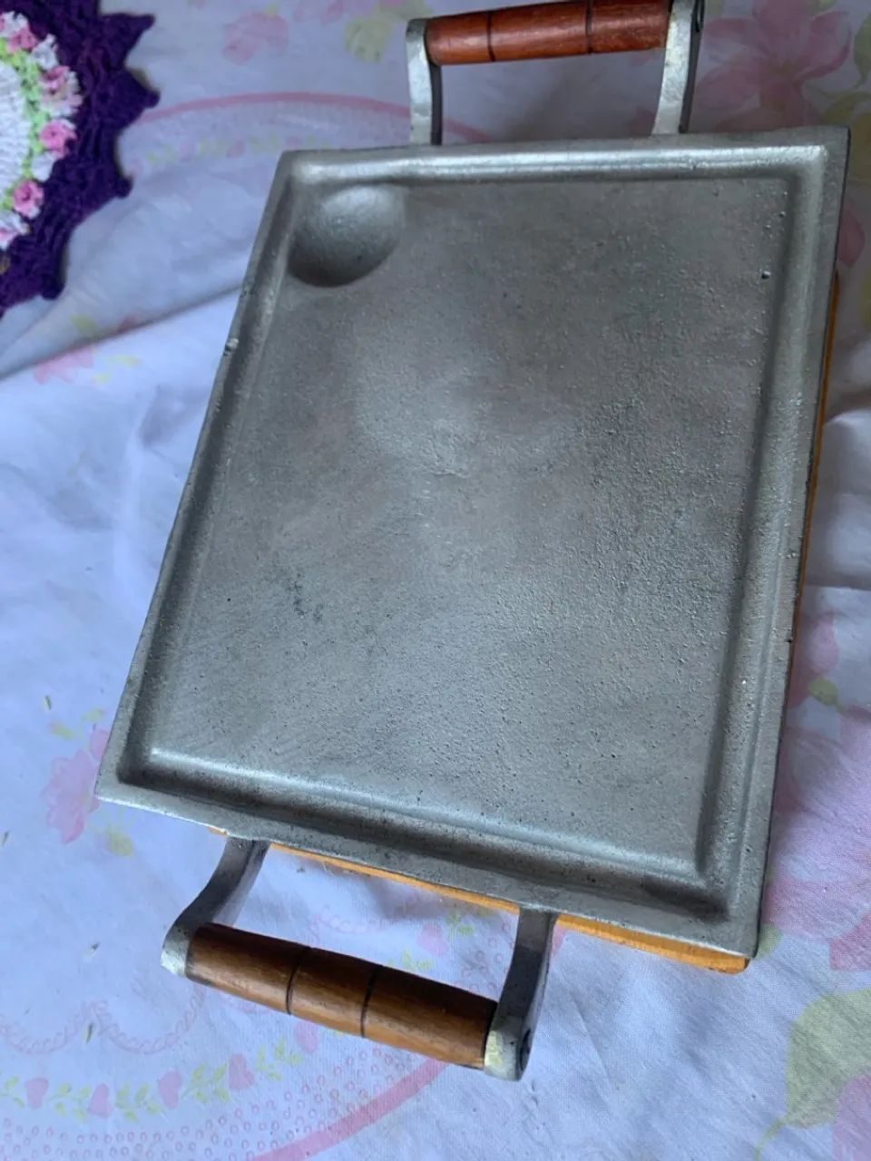 Chapa rechaud com mesa de ferro - Foto 2