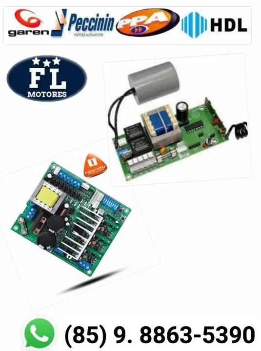Placa central para motor de portão Automático    - Foto 5