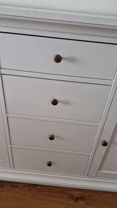 Buffet branca de madeira etna - Foto 2