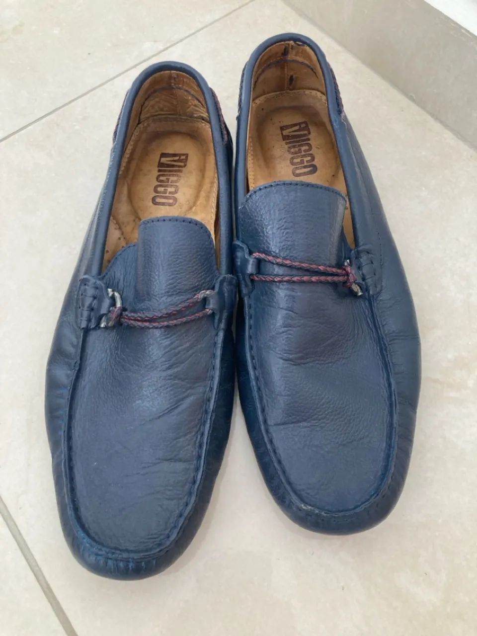 Mocassim Masculino Azul - Foto 3