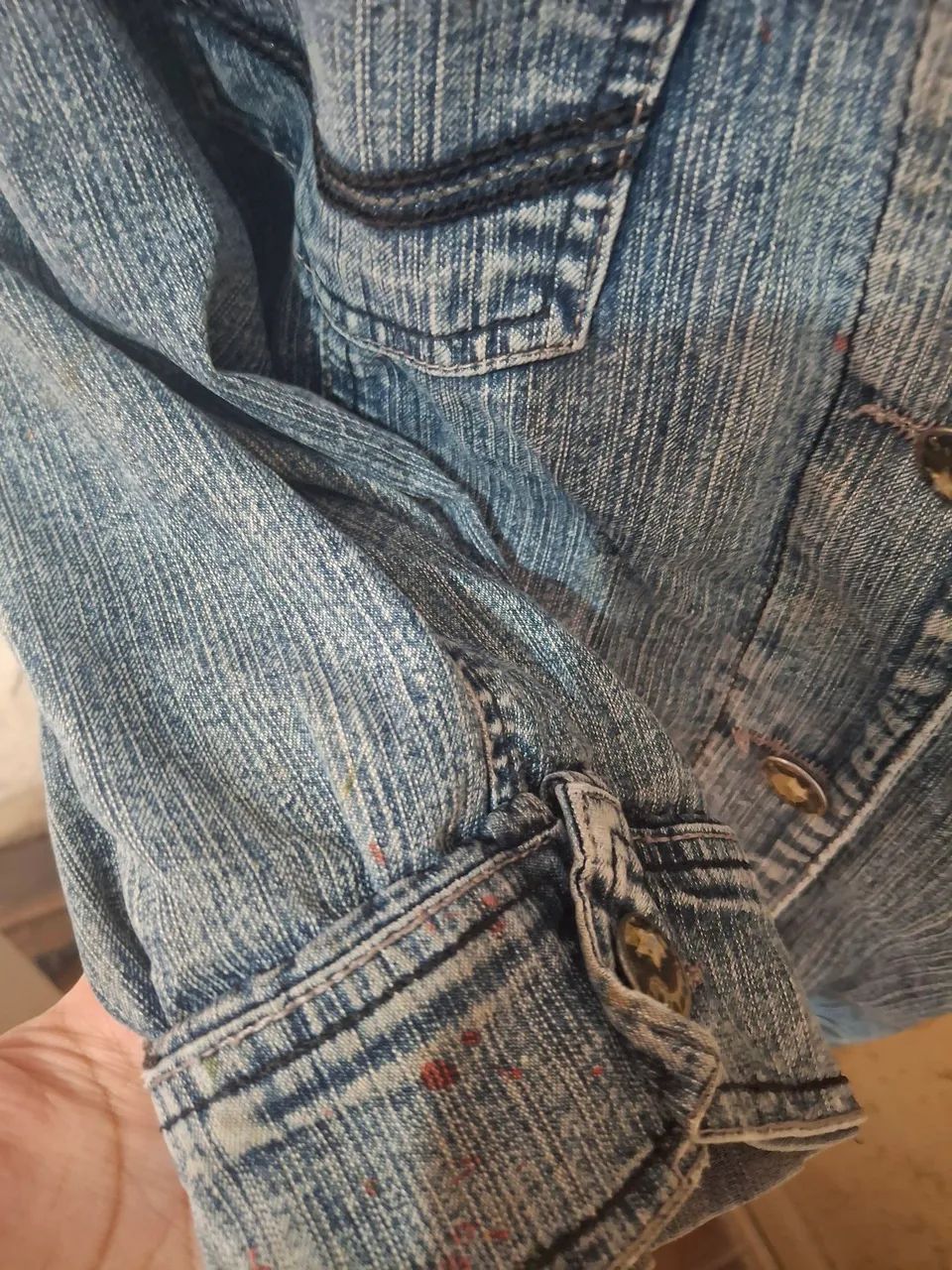 Jaqueta jeans plussize com aplicações brilho tm exg - Foto 4