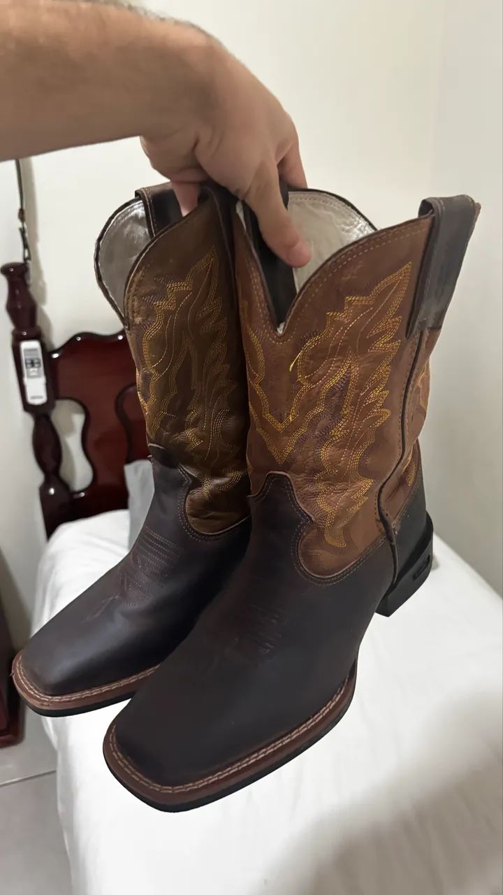 Bota Dgo Marrom 40 - Foto 2