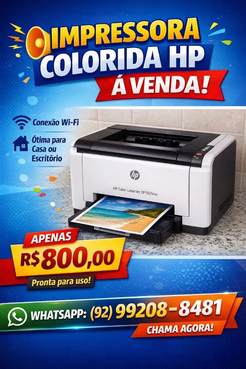 HP CP1025nw Color Printer