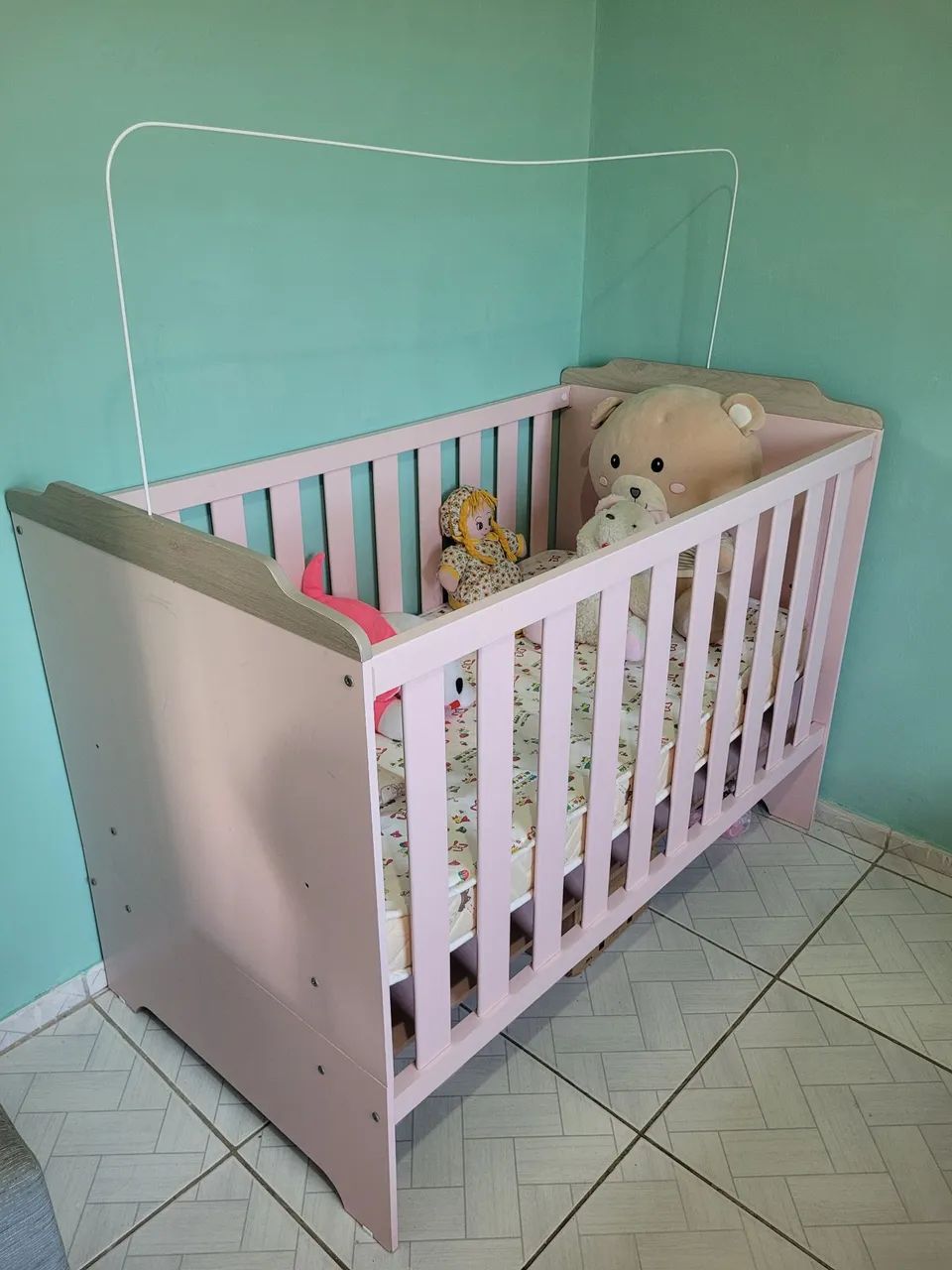 Berço americano rosa - Foto 3