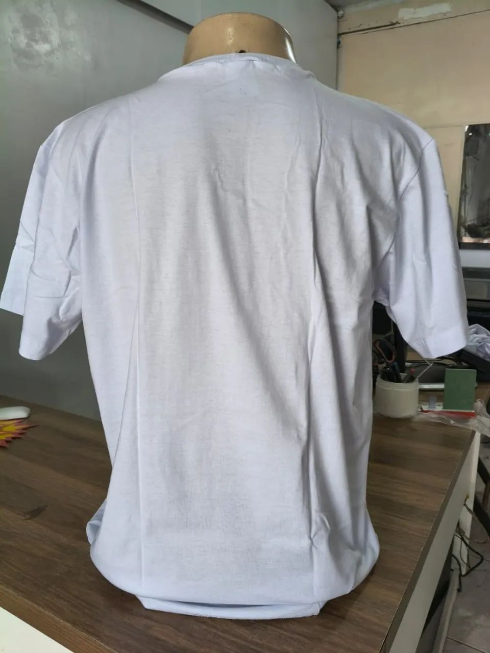 CAMISAS BRANCAS ALGODÃO - Foto 3