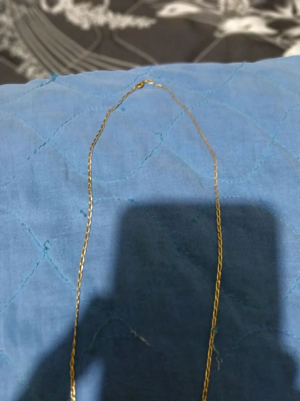 Vende - se corrente de ouro 5g com dois pingentes  - Foto 2