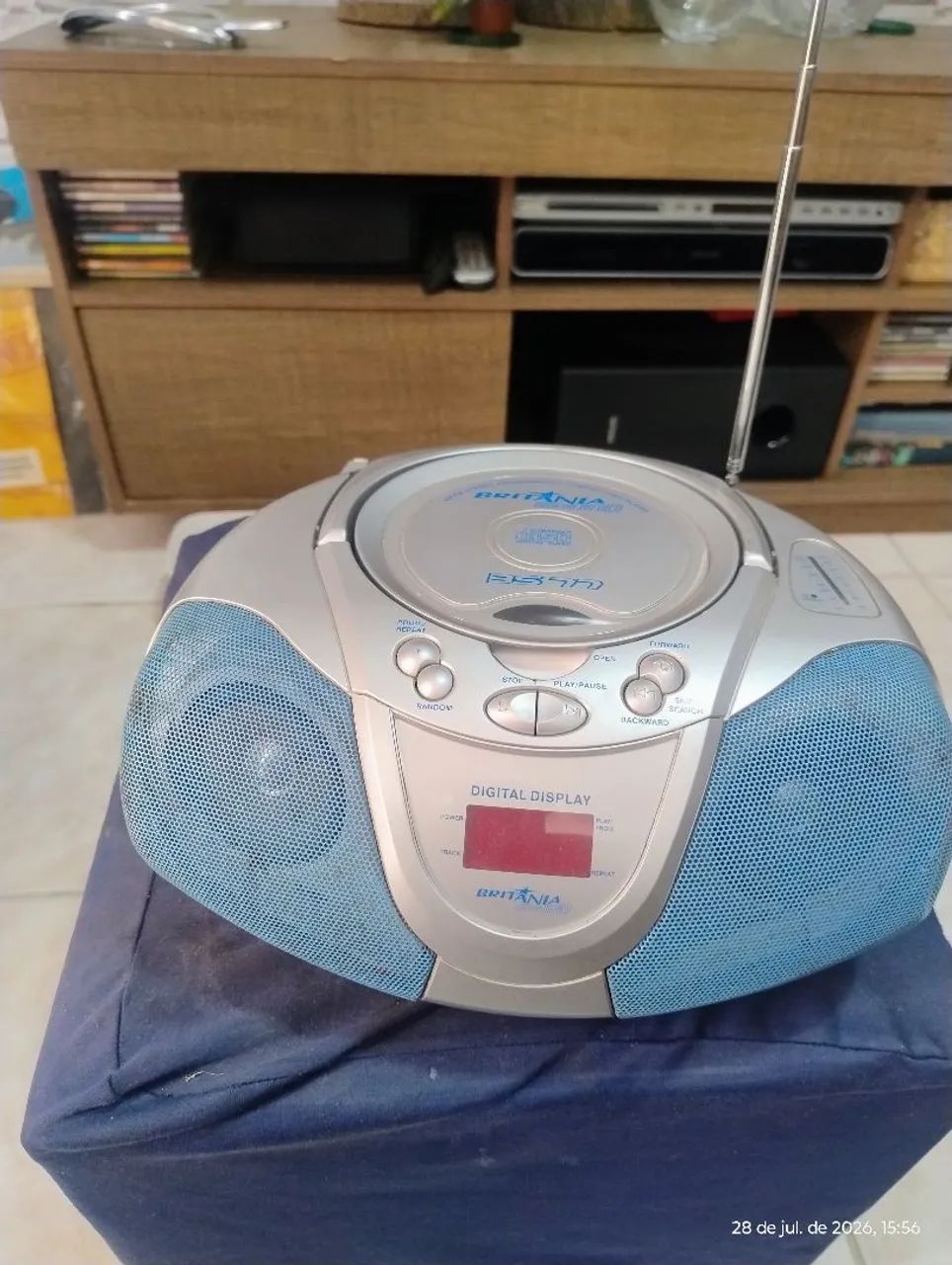 CD PLAYER BRITÂNIA SOUND BS77 AM . FM - Foto 2