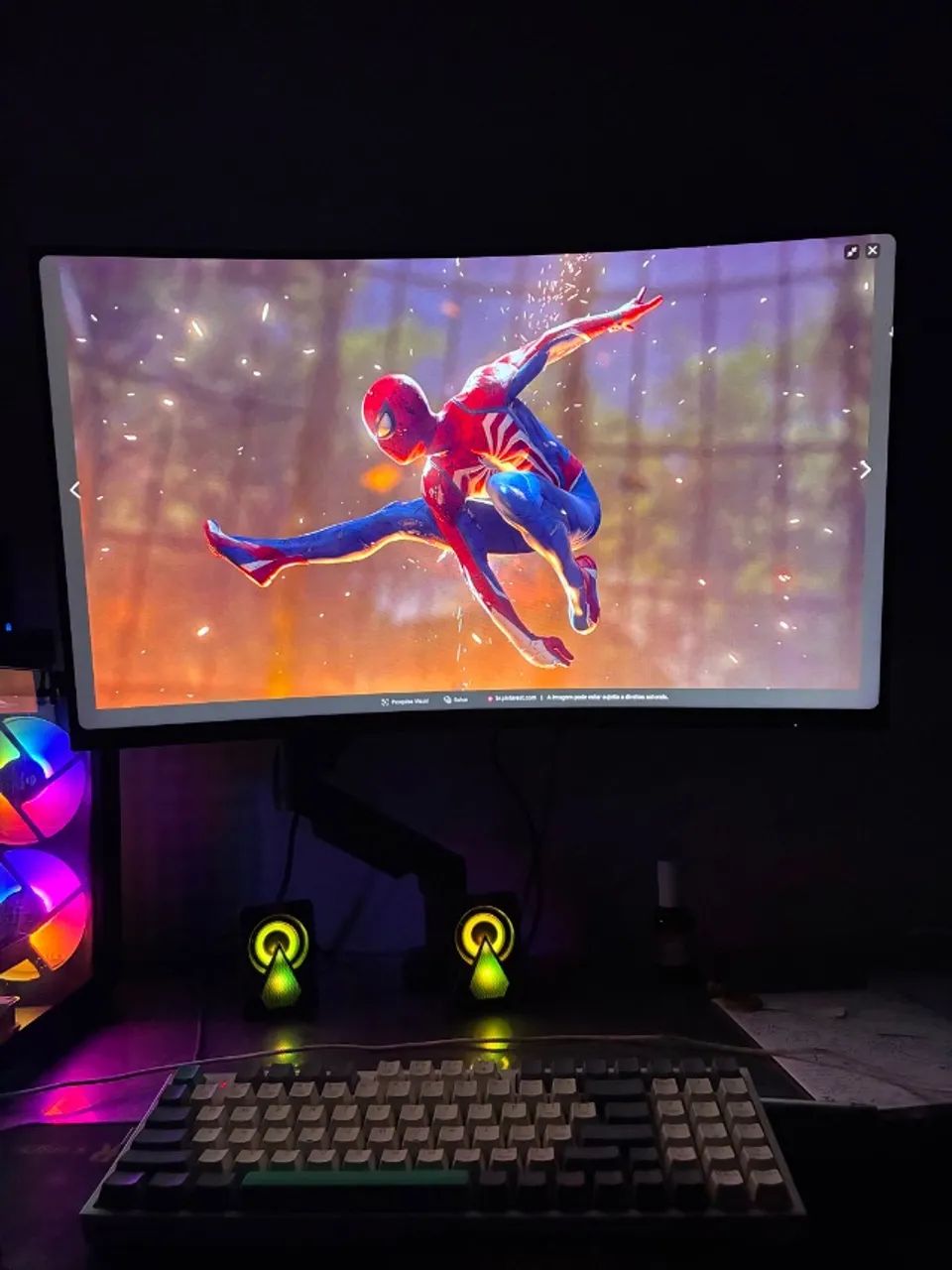 MONITOR CURVO MANCER 31.5 polegadas - Foto 5