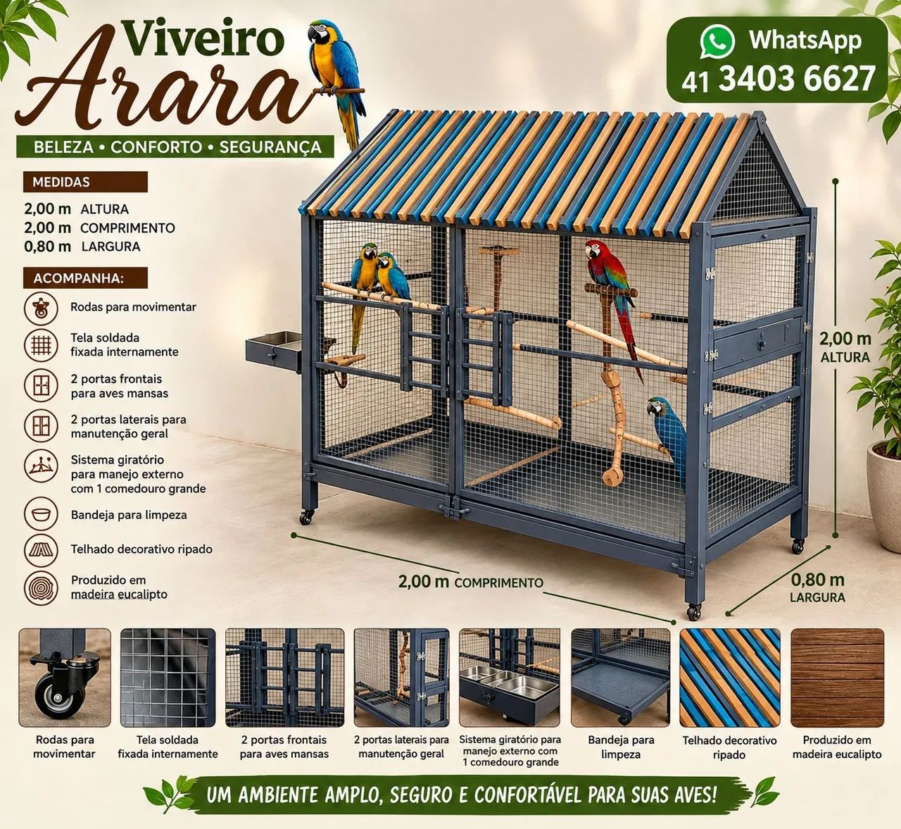 Viveiro Arara 