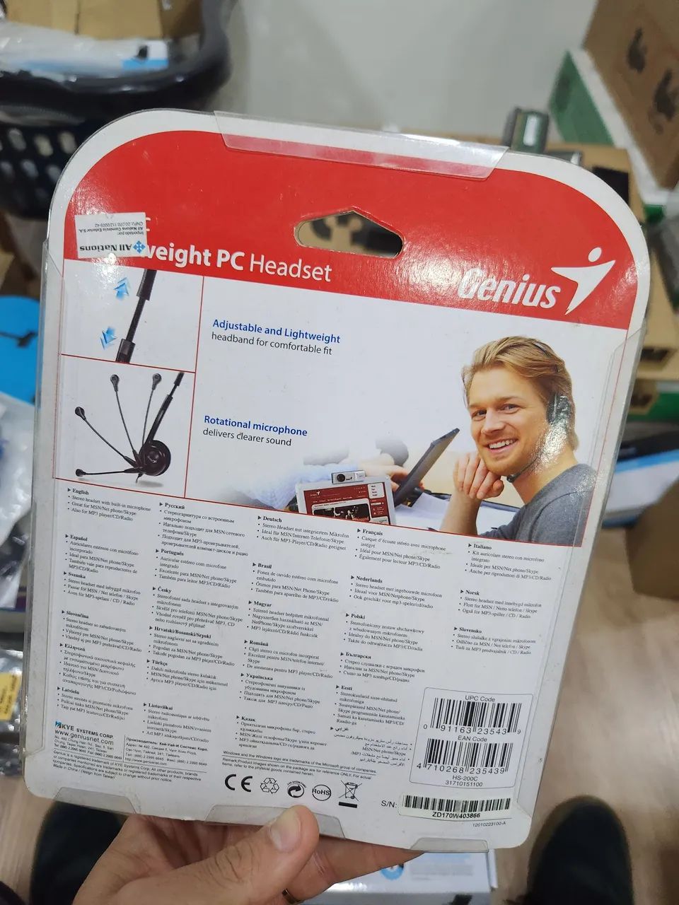 Headset lightweight hs 200c - Foto 2