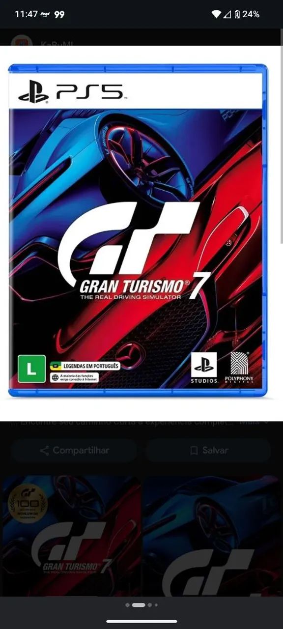 Gran Turismo 7, zerado. 