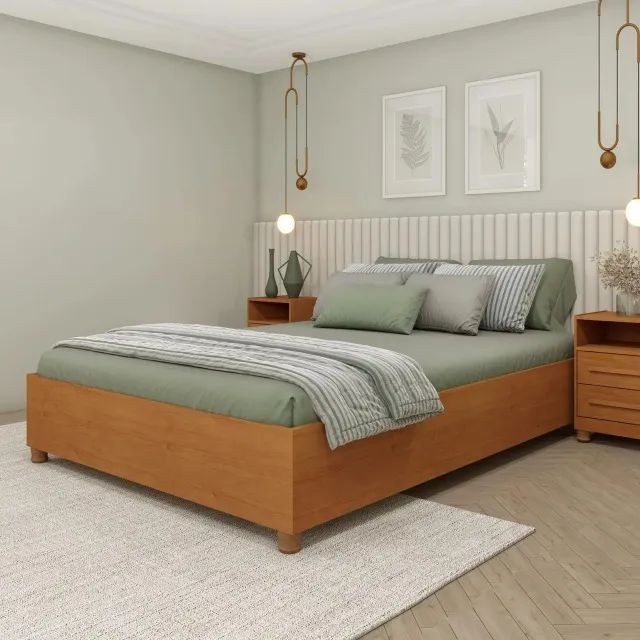 Cama Casal em MDP 193cm x 144cm
