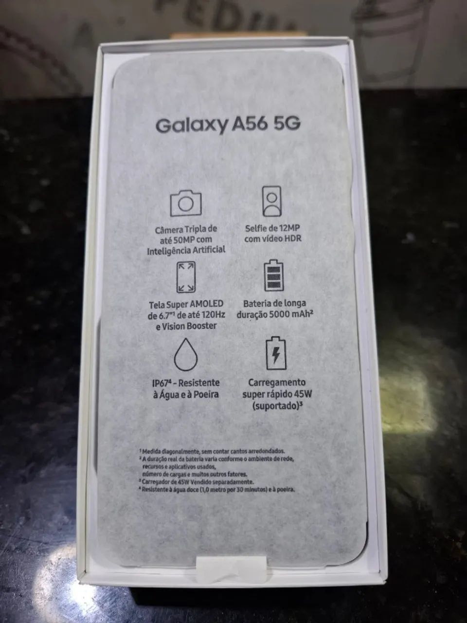 Celular Samsung A56 5G ( Novo) Completo  - Foto 4