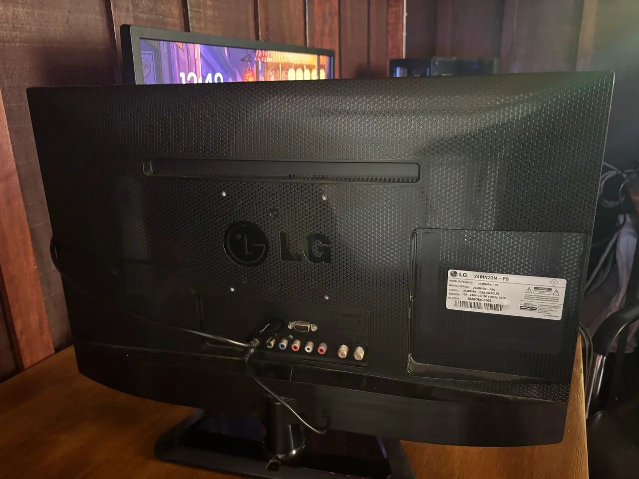 Monitor TV LG 24 Pol. LED 8.5ms Preto 24MN33N - Foto 3