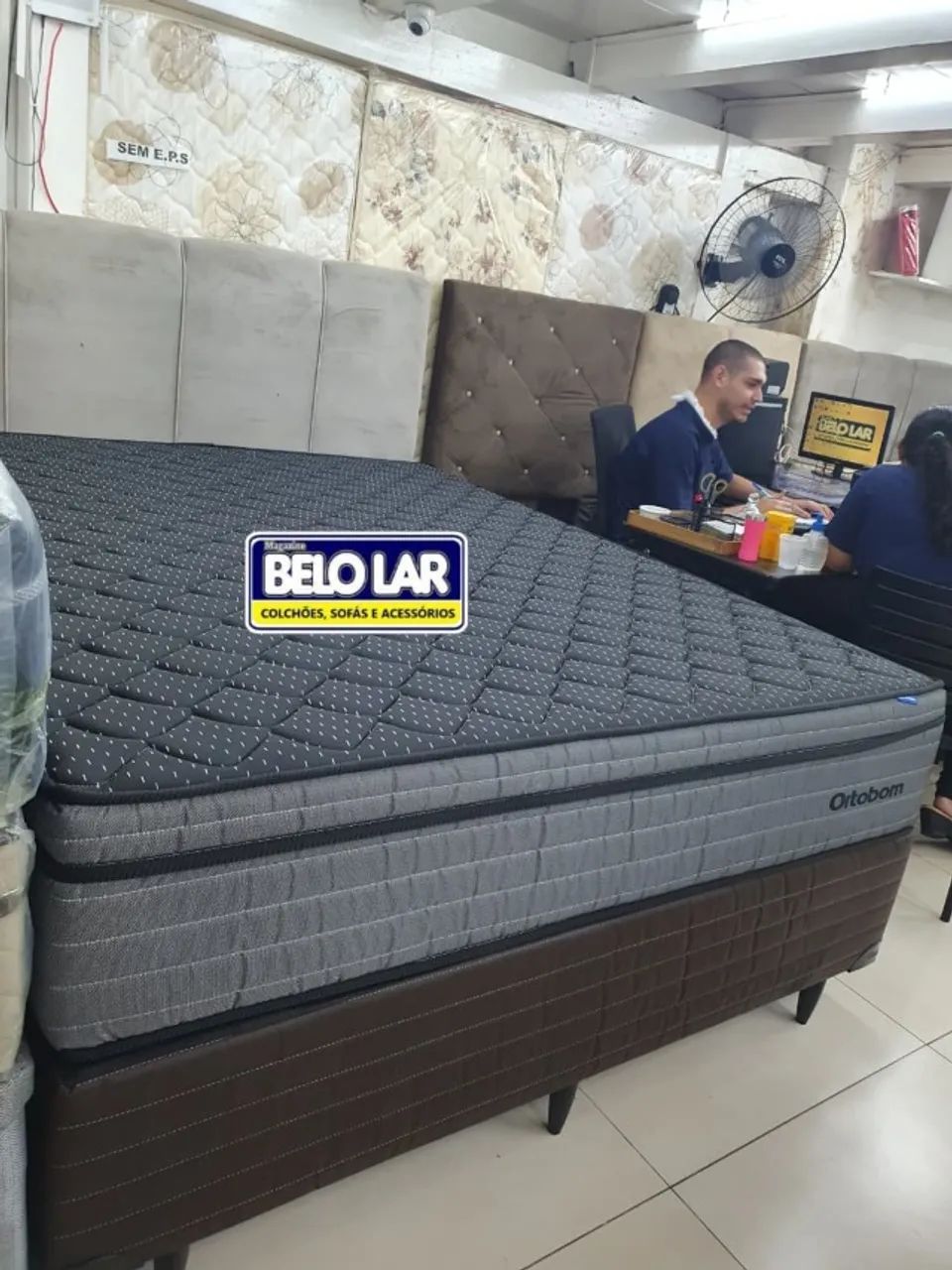 Cama Confort Black Queen size - Foto 4