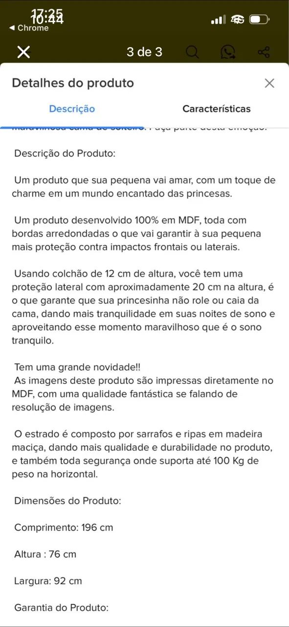Cama princesa solteiro  - Foto 3