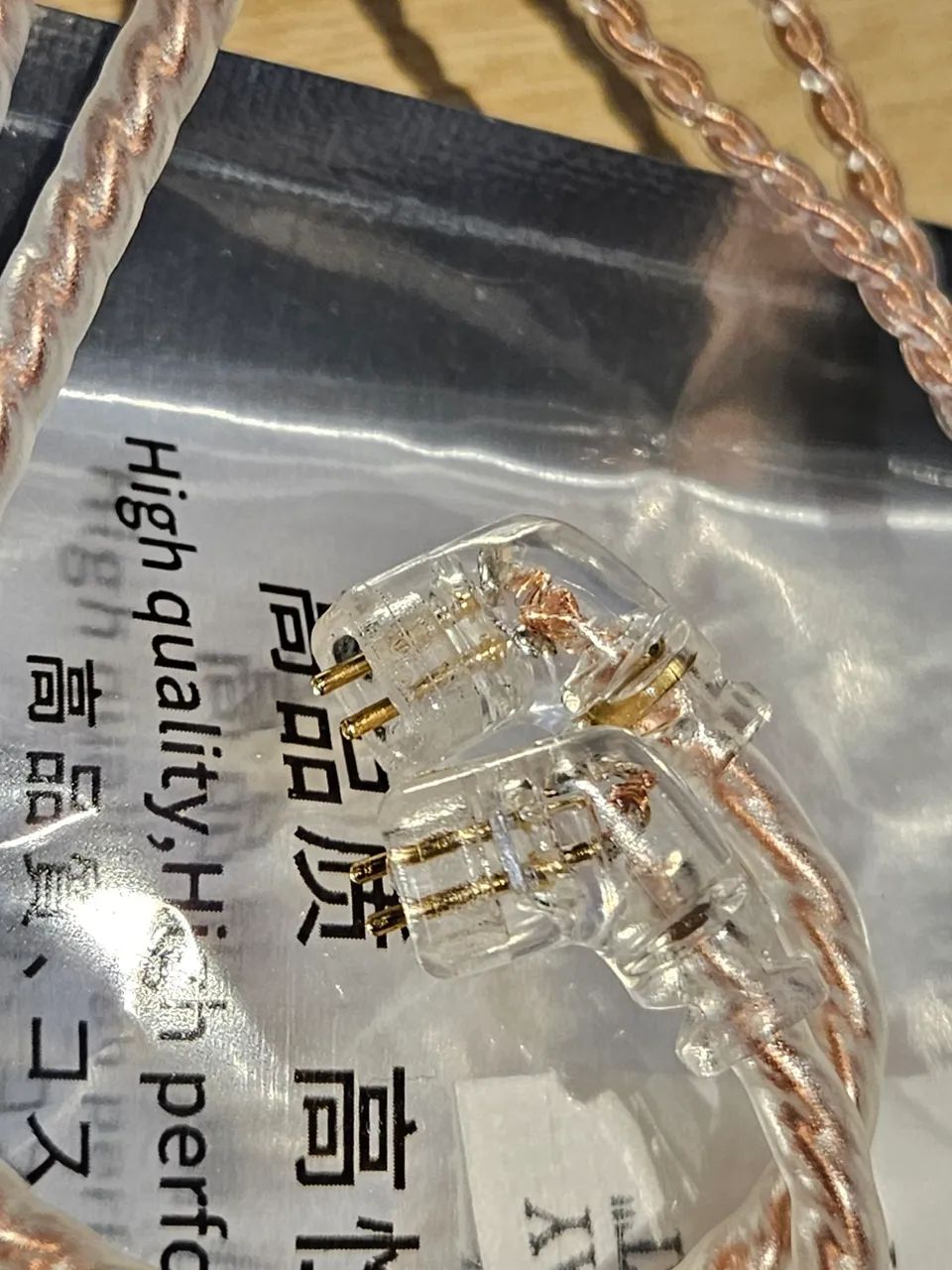 Cabo para fones de ouvido (IEM) KBear 3.5mm QDC - Foto 3