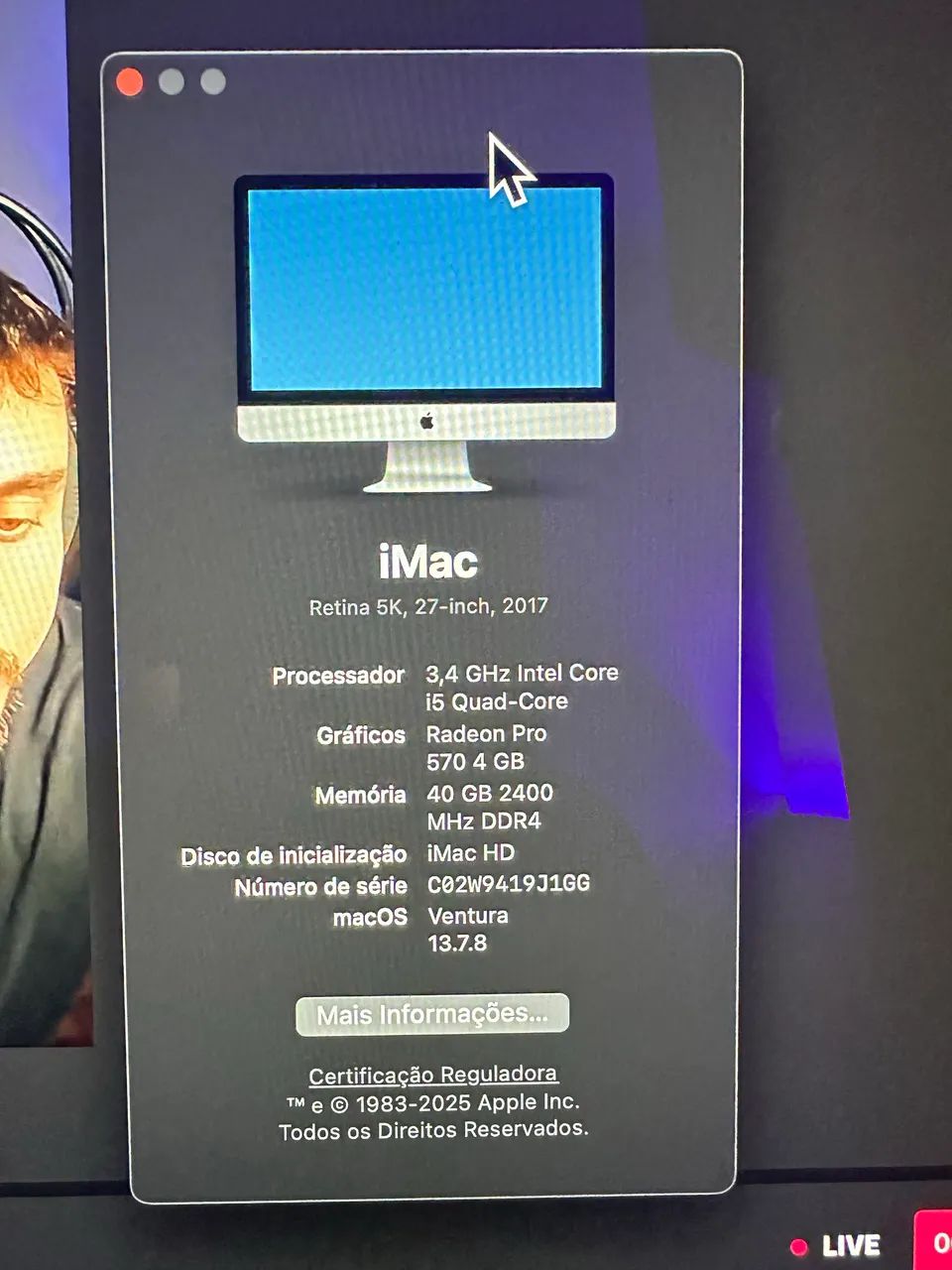 Imac retina 5k 27 polegadas  - Foto 4