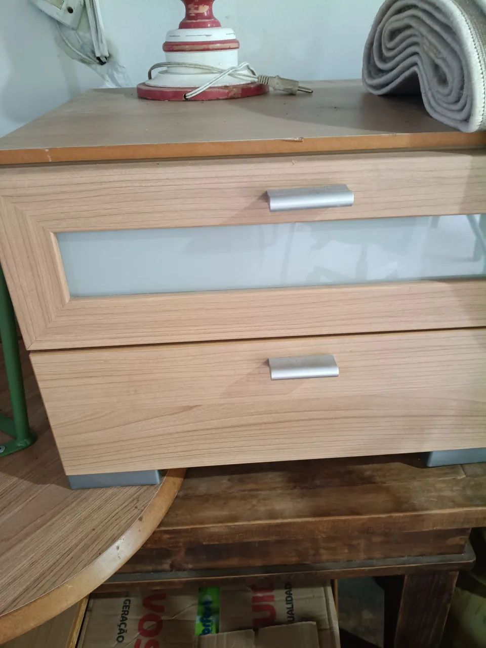 Mesa pra entrada da casa  e jogo de mesa de noite  - Foto 3