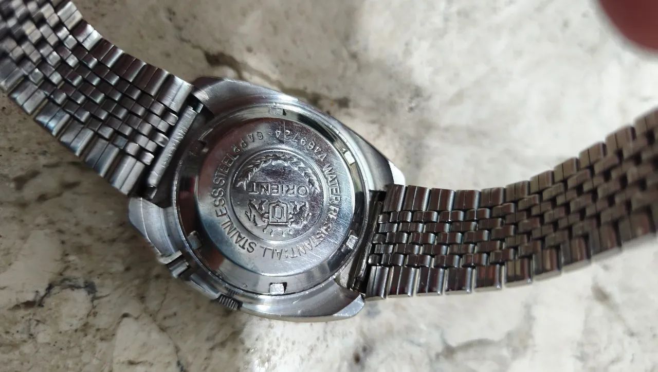 Relógio Orient Automático Dourado Degradê  - Foto 4