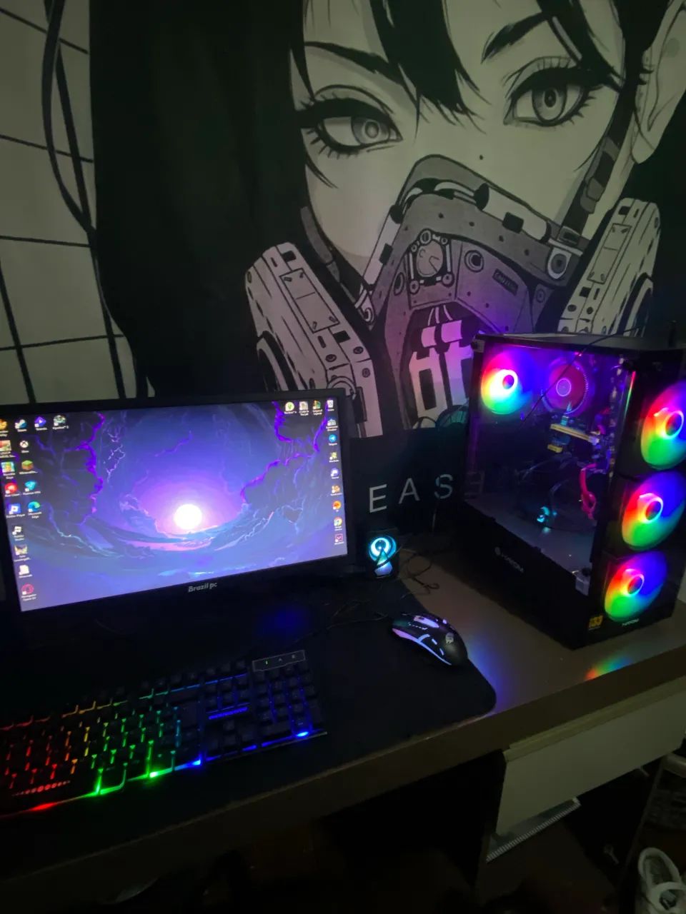 PC Gamer Completo AMD Ryzen 5 5600G + Monitor + Periféricos - Foto 2