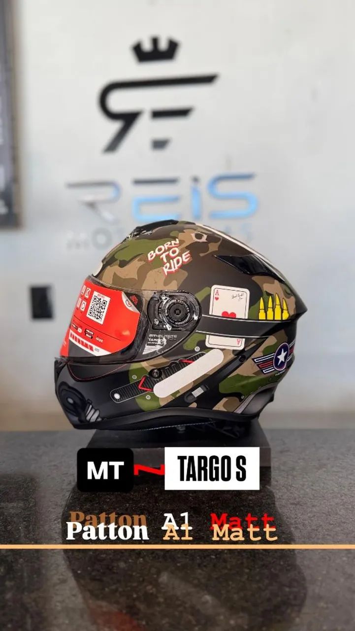 CAPACETE MT HELMETS STINGER E TARGO S - Foto 8