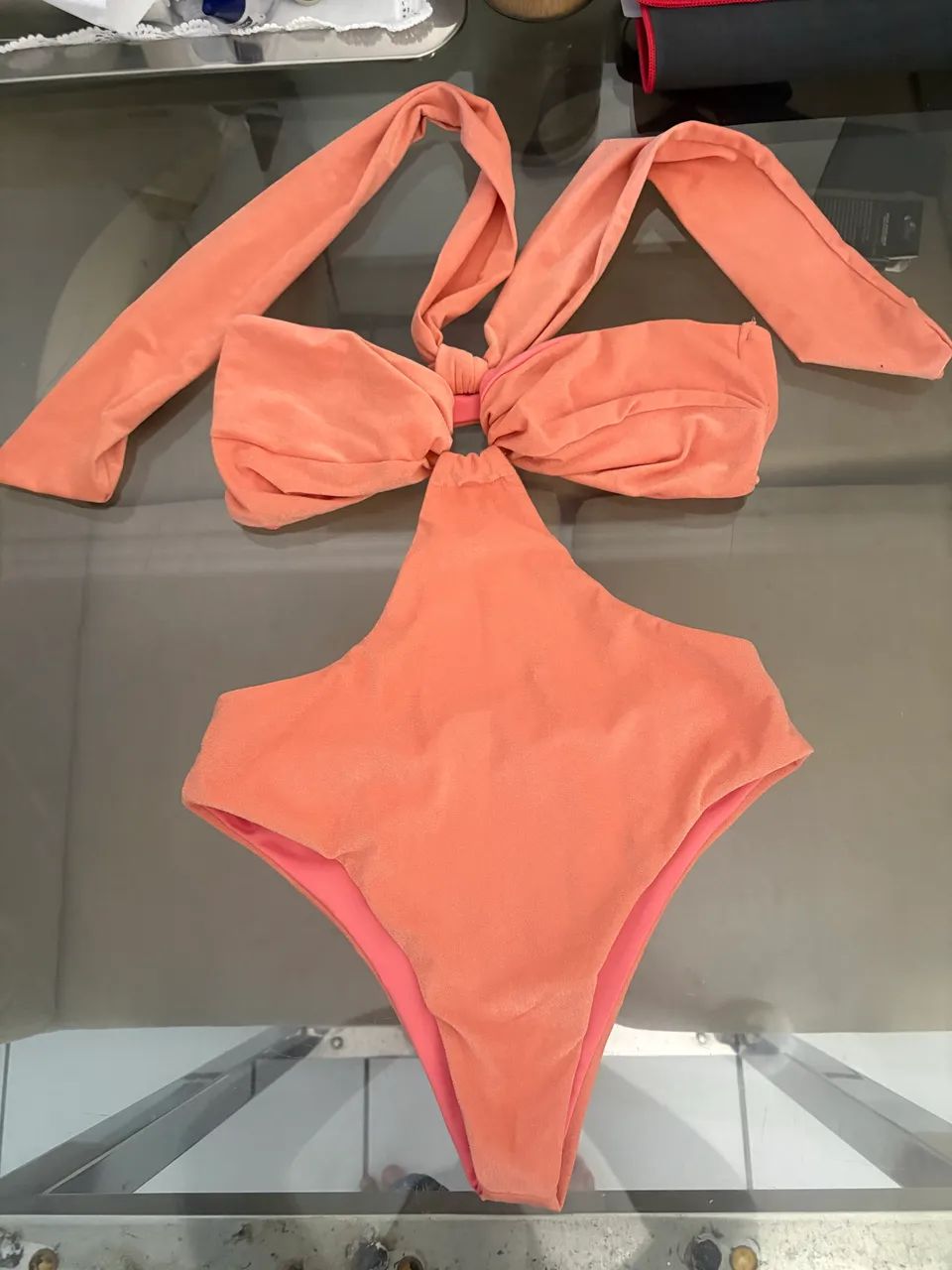 maiô cor de pêssego  - Foto 2