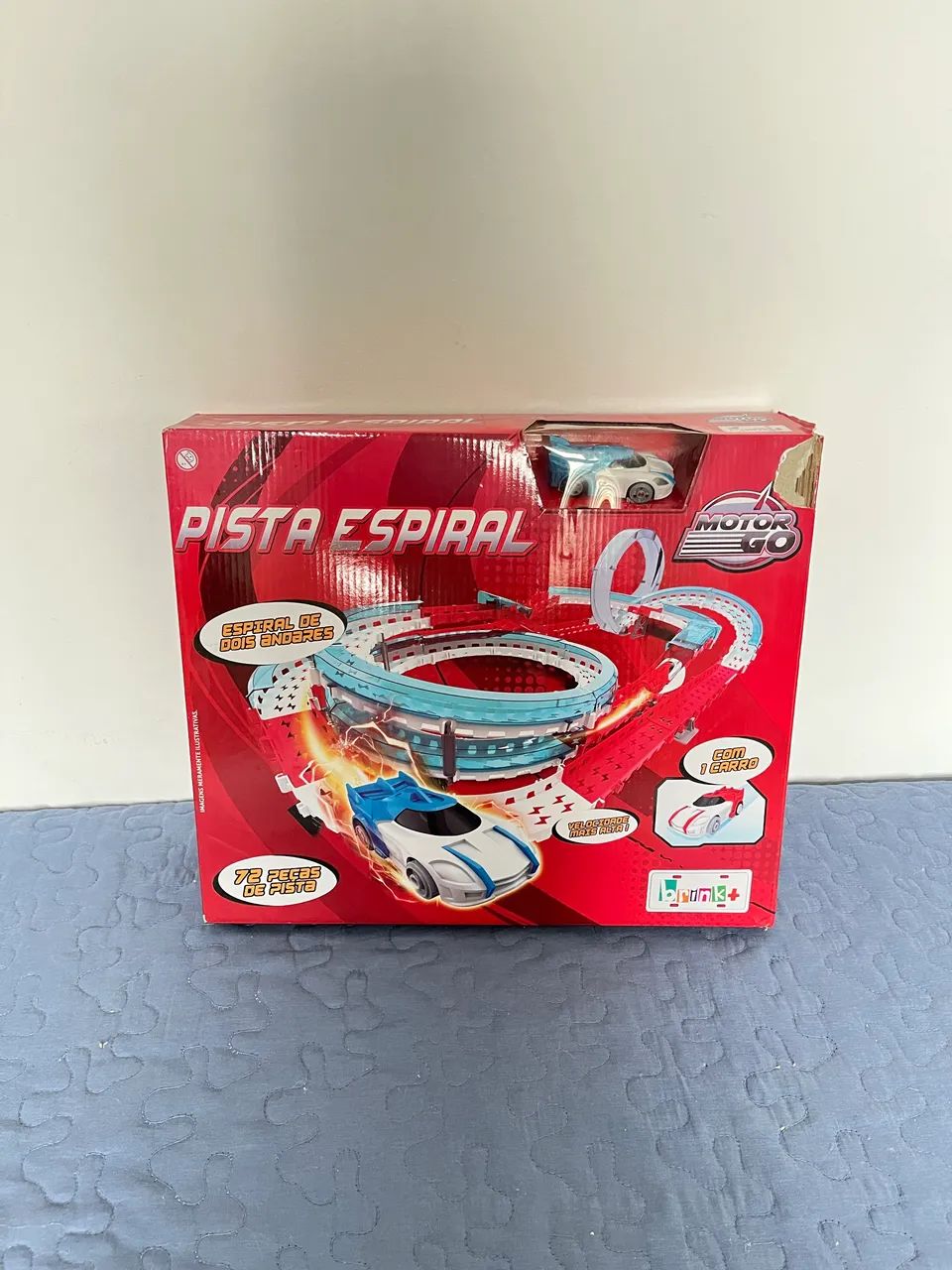 Pista com carrinho eletrônico - Pilha - Foto 4