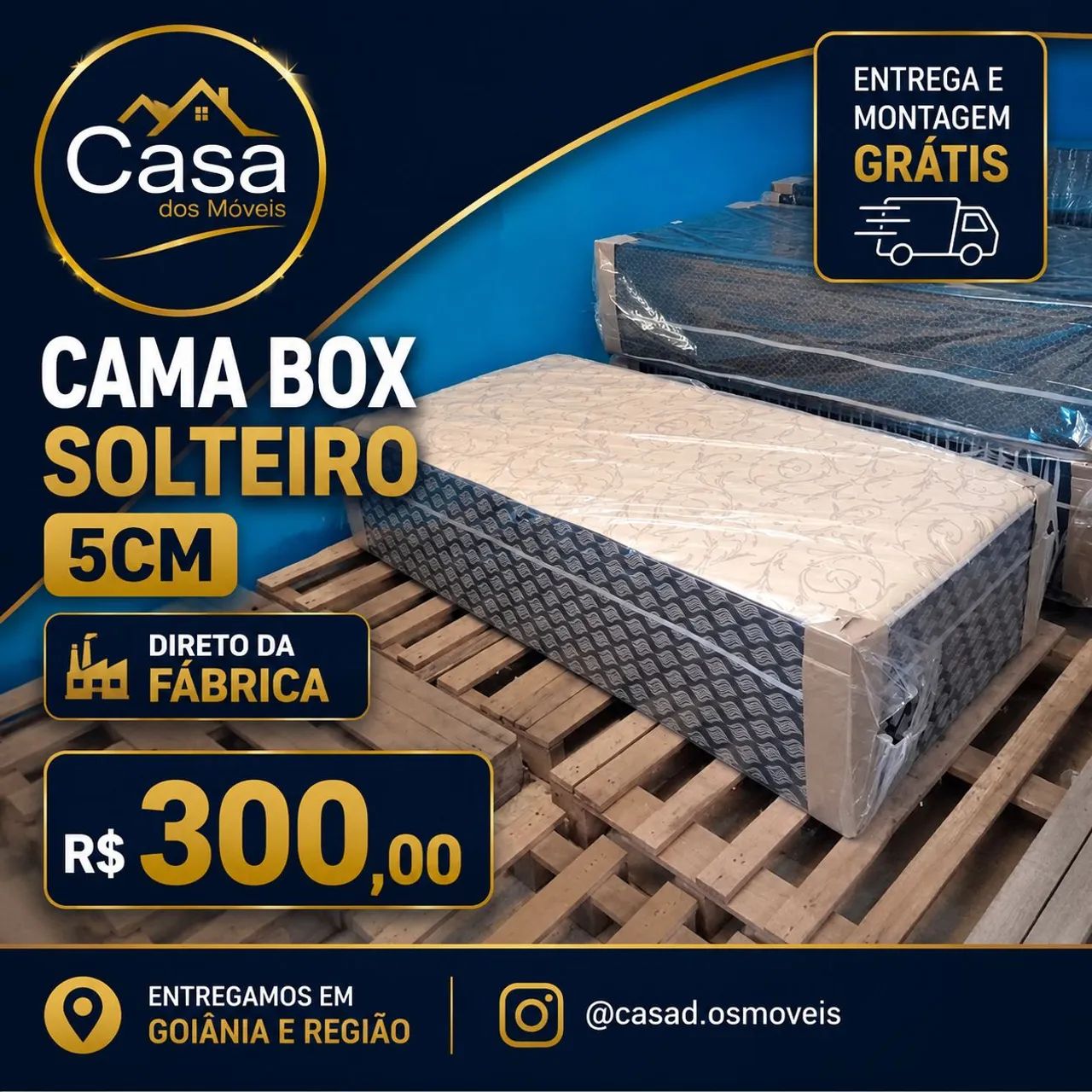 Cama acoplada solteiro 5cm - Entrega grátis 