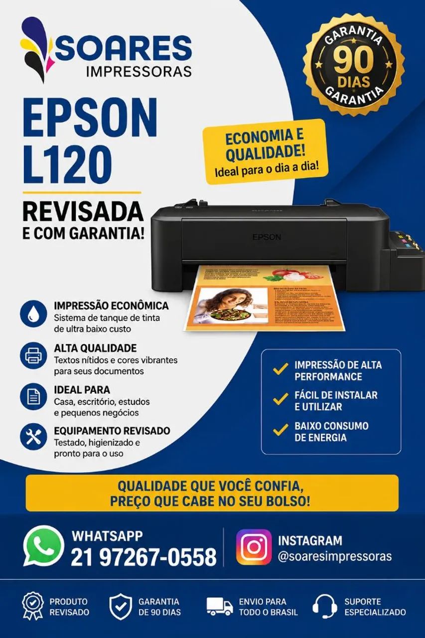 Vendo impressora Epson L120