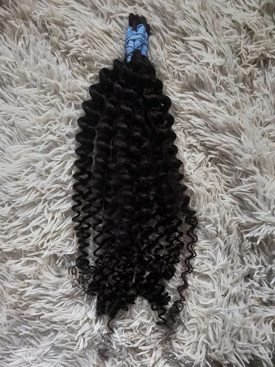 Cabelo Humano Cacheado 75 cm