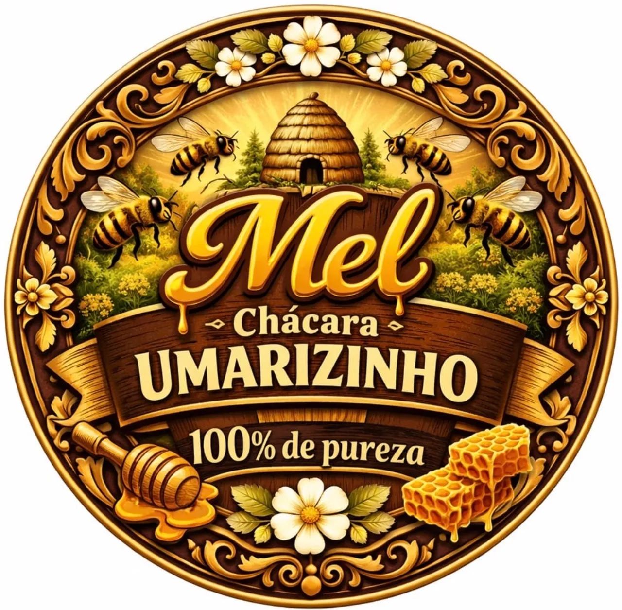 Mel de Abelha 100% de Pureza