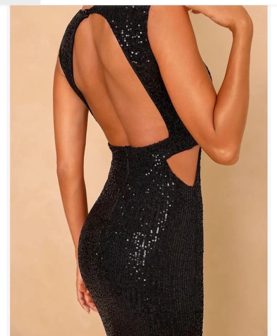 VESTIDO DE FESTA PRETO - Foto 3