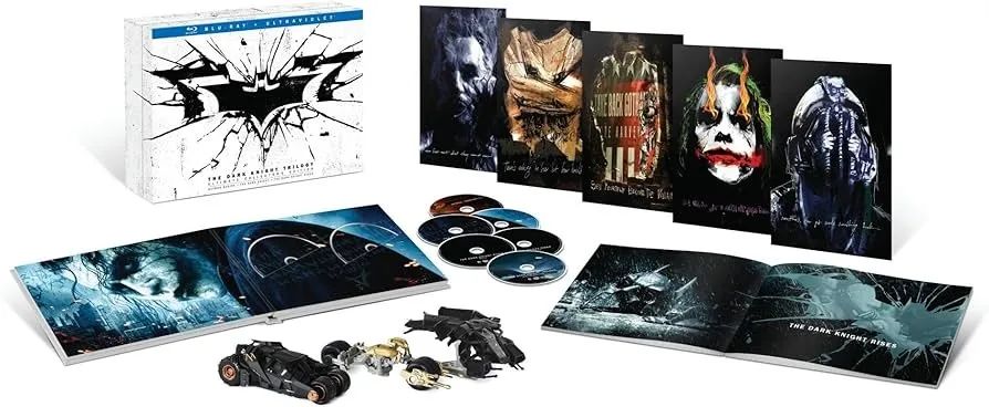 Batman Trilogy Blu Ray Importado (detalhe) - Foto 2