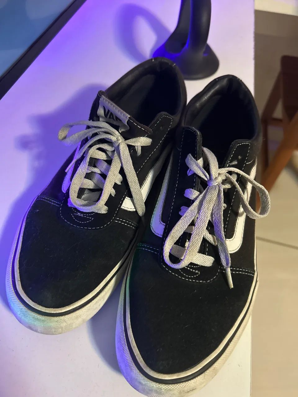 Tênis Vans 41 preto oldschool - Foto 2