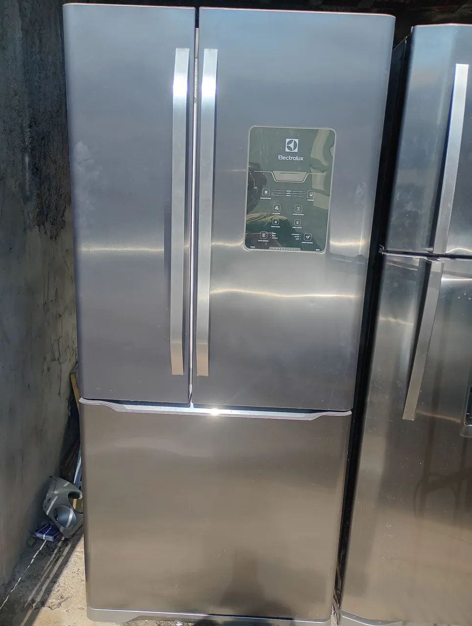 GELADEIRA ELECTROLUX INOX SIDE BY SIDE 