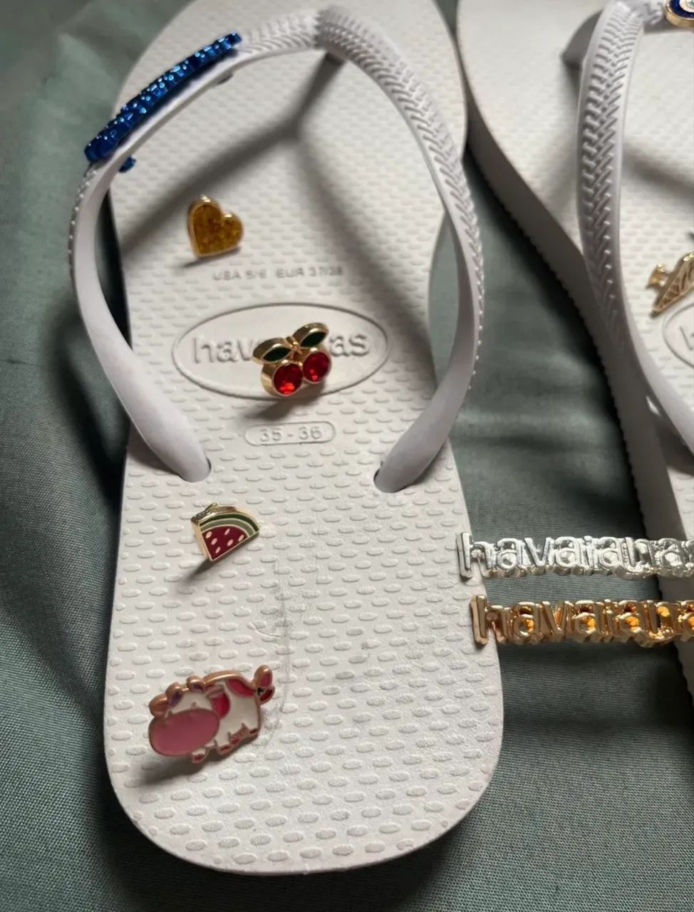 Havaianas Slim Square Branco - Foto 2